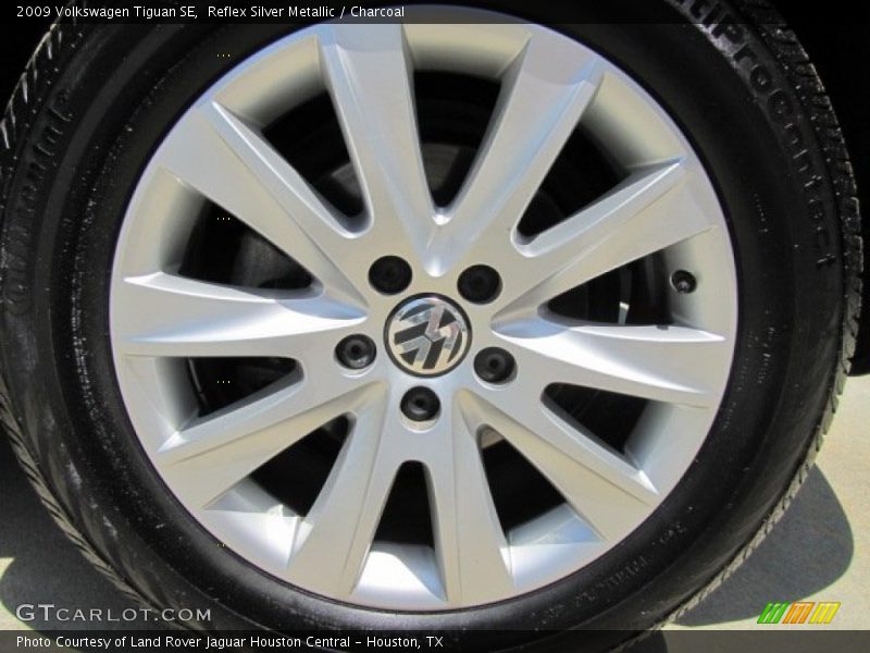 Reflex Silver Metallic / Charcoal 2009 Volkswagen Tiguan SE