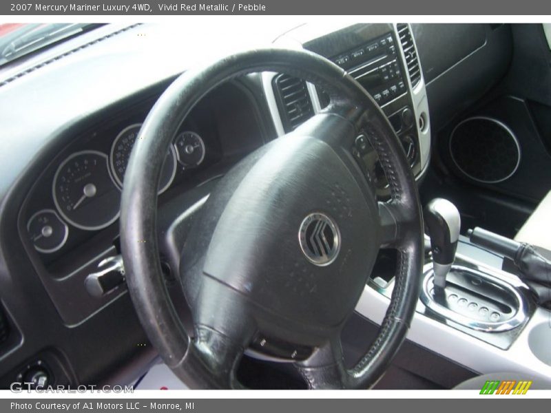 Vivid Red Metallic / Pebble 2007 Mercury Mariner Luxury 4WD