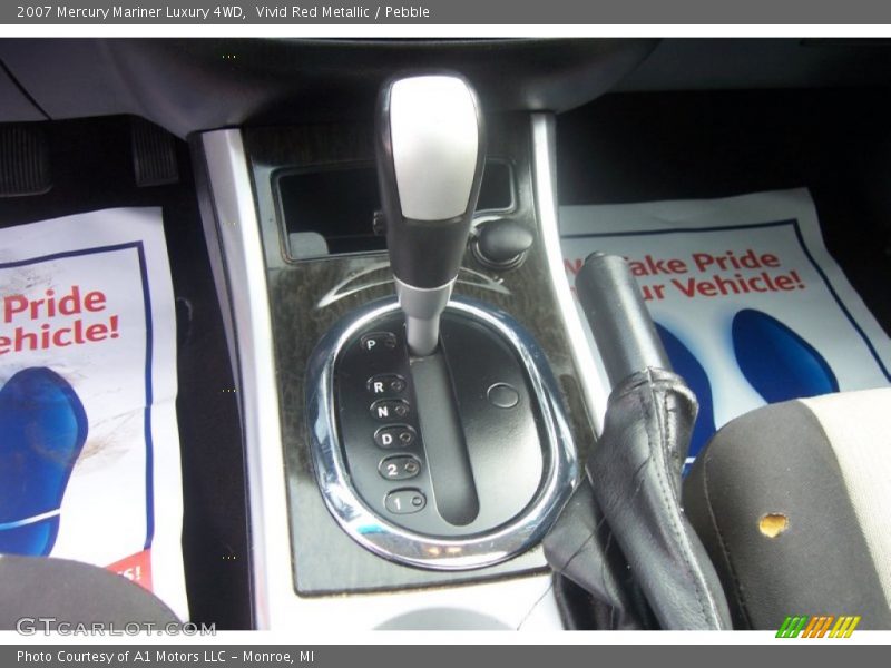 Vivid Red Metallic / Pebble 2007 Mercury Mariner Luxury 4WD