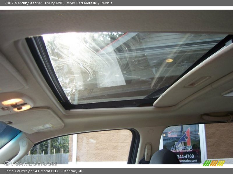 Vivid Red Metallic / Pebble 2007 Mercury Mariner Luxury 4WD