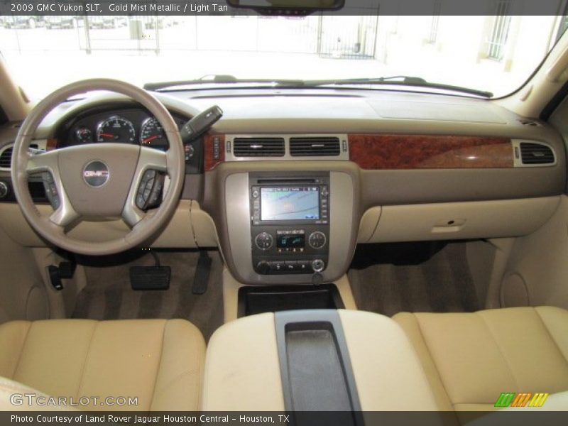 Gold Mist Metallic / Light Tan 2009 GMC Yukon SLT