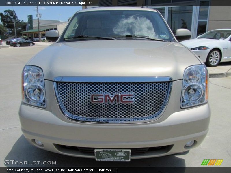 Gold Mist Metallic / Light Tan 2009 GMC Yukon SLT
