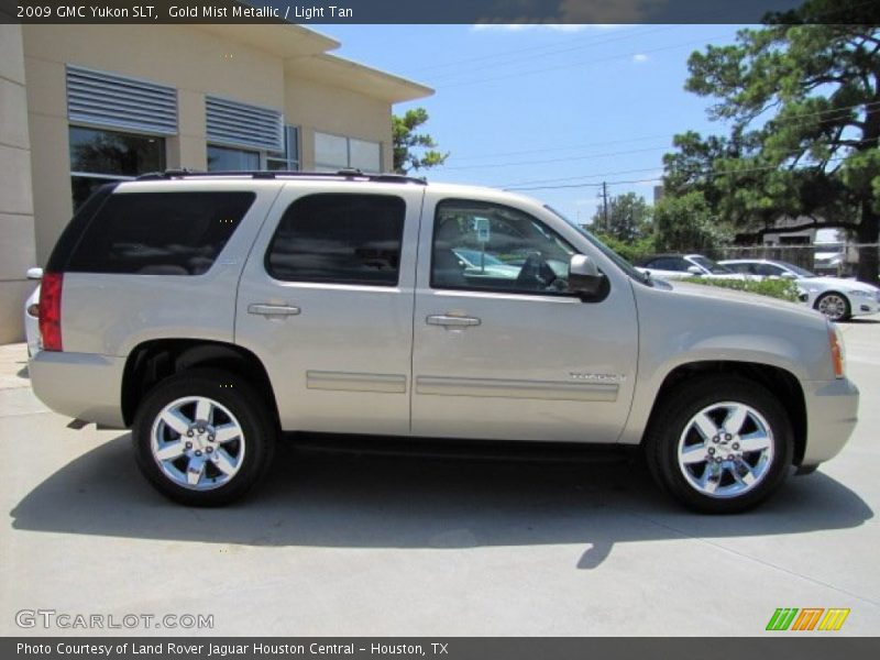 Gold Mist Metallic / Light Tan 2009 GMC Yukon SLT