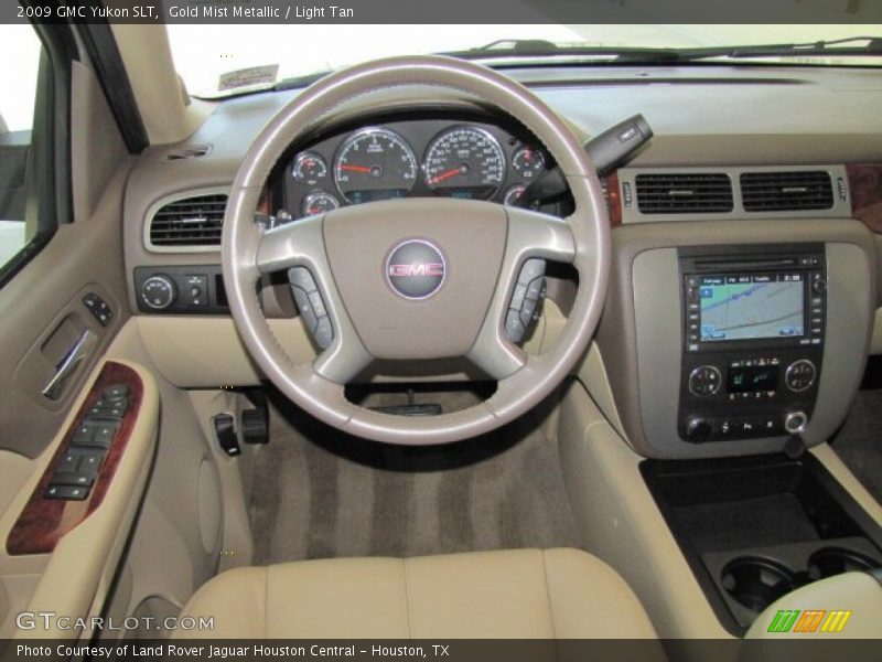 Gold Mist Metallic / Light Tan 2009 GMC Yukon SLT