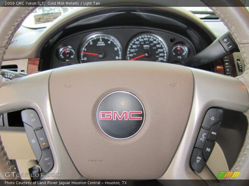 Gold Mist Metallic / Light Tan 2009 GMC Yukon SLT