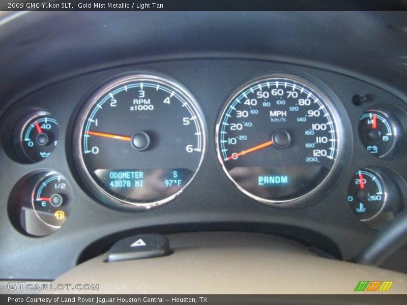 Gold Mist Metallic / Light Tan 2009 GMC Yukon SLT