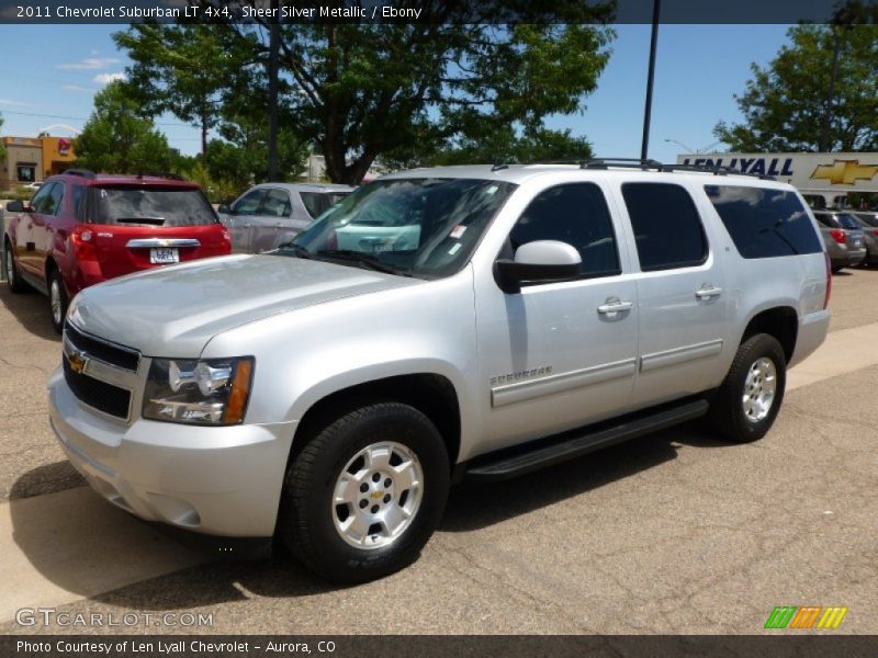 Sheer Silver Metallic / Ebony 2011 Chevrolet Suburban LT 4x4