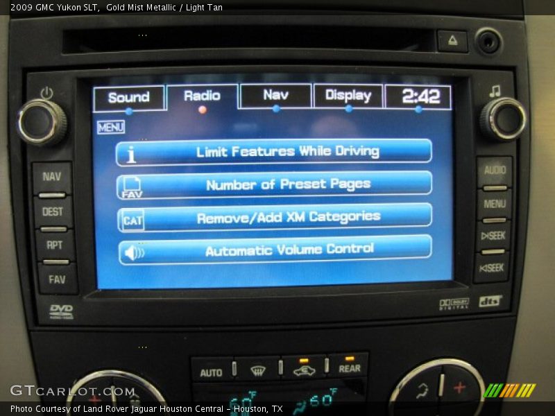 Gold Mist Metallic / Light Tan 2009 GMC Yukon SLT