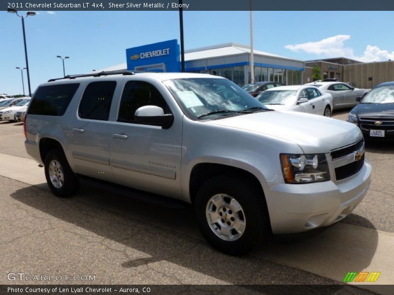 Sheer Silver Metallic / Ebony 2011 Chevrolet Suburban LT 4x4