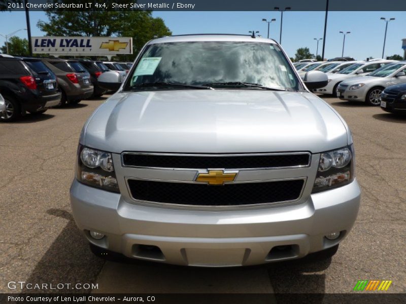 Sheer Silver Metallic / Ebony 2011 Chevrolet Suburban LT 4x4