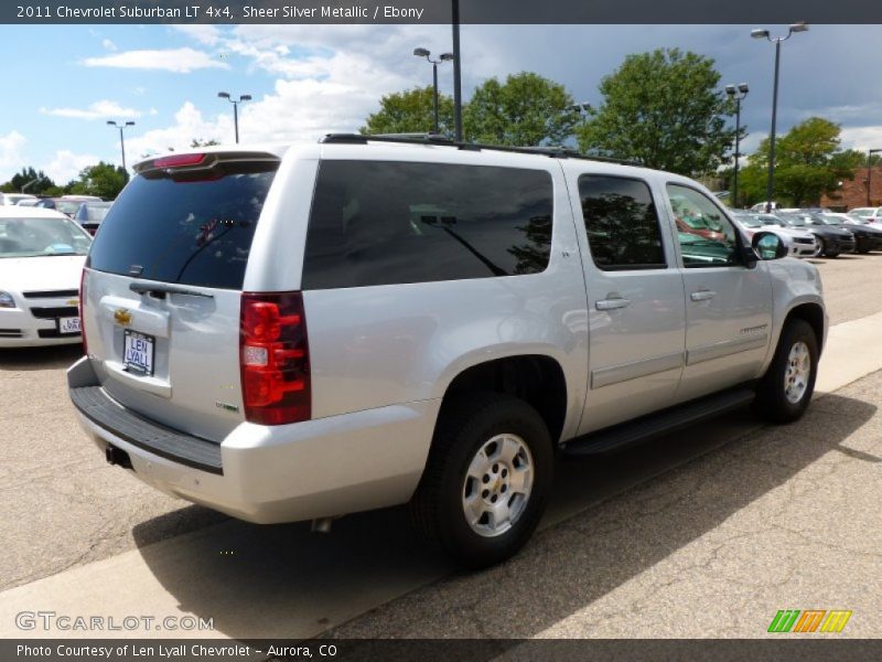 Sheer Silver Metallic / Ebony 2011 Chevrolet Suburban LT 4x4