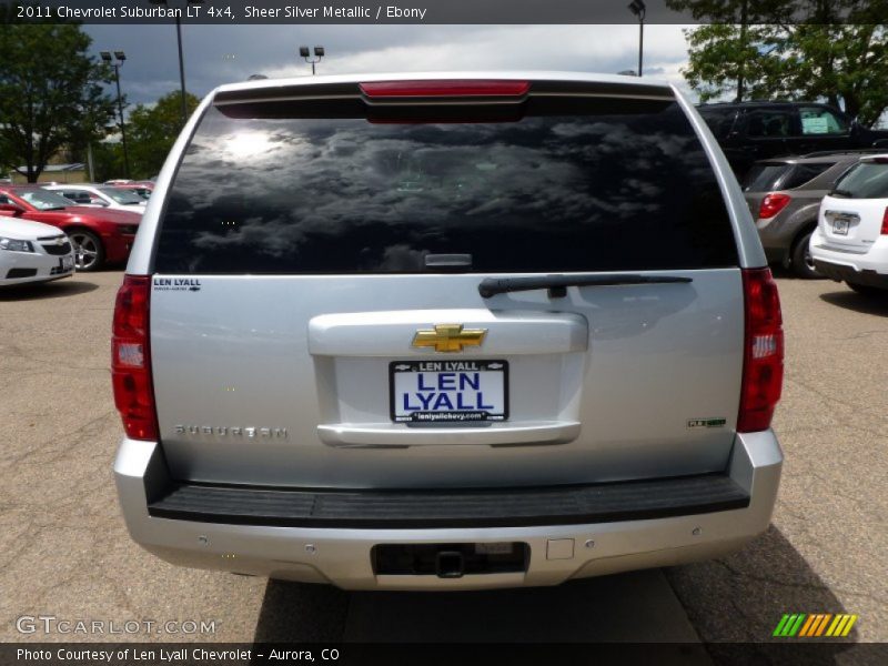 Sheer Silver Metallic / Ebony 2011 Chevrolet Suburban LT 4x4