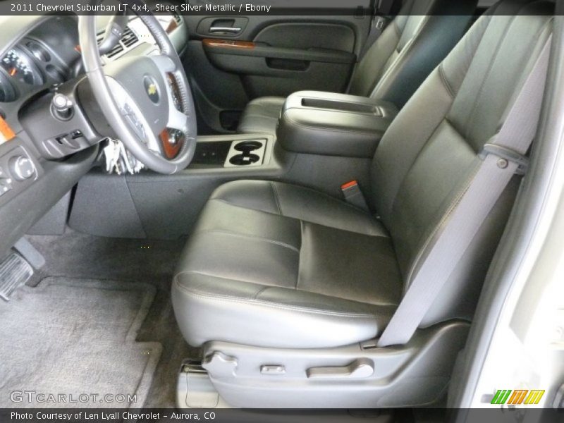 Sheer Silver Metallic / Ebony 2011 Chevrolet Suburban LT 4x4