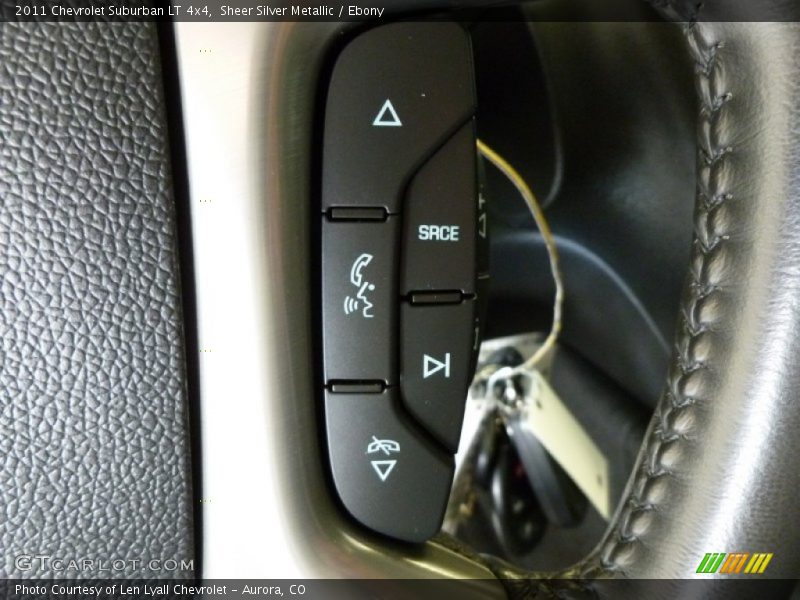 Sheer Silver Metallic / Ebony 2011 Chevrolet Suburban LT 4x4