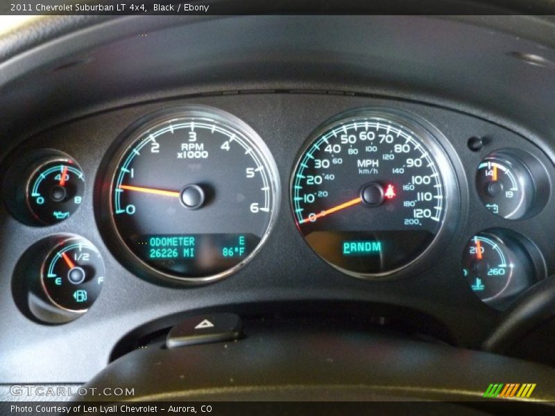 Black / Ebony 2011 Chevrolet Suburban LT 4x4