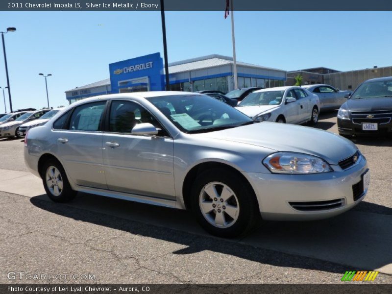 Silver Ice Metallic / Ebony 2011 Chevrolet Impala LS