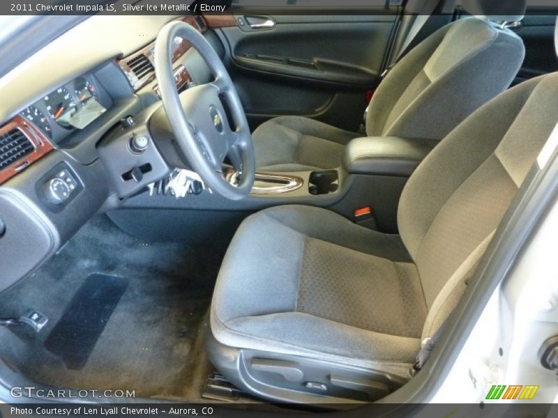 Silver Ice Metallic / Ebony 2011 Chevrolet Impala LS