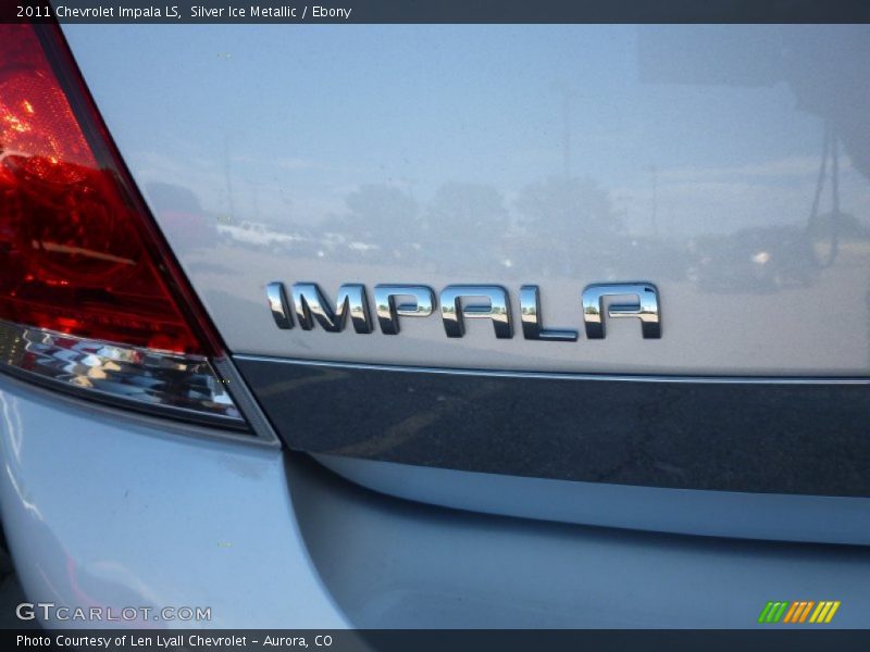 Silver Ice Metallic / Ebony 2011 Chevrolet Impala LS