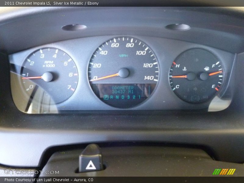 Silver Ice Metallic / Ebony 2011 Chevrolet Impala LS