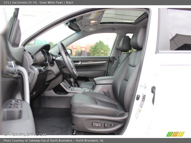 Snow White Pearl / Black 2011 Kia Sorento SX V6