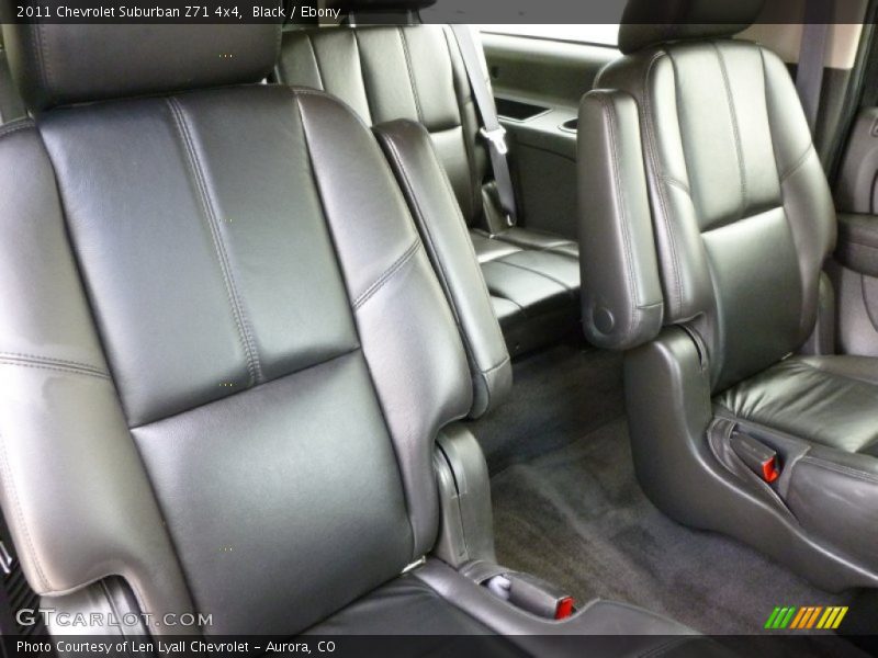 Rear Seat of 2011 Suburban Z71 4x4