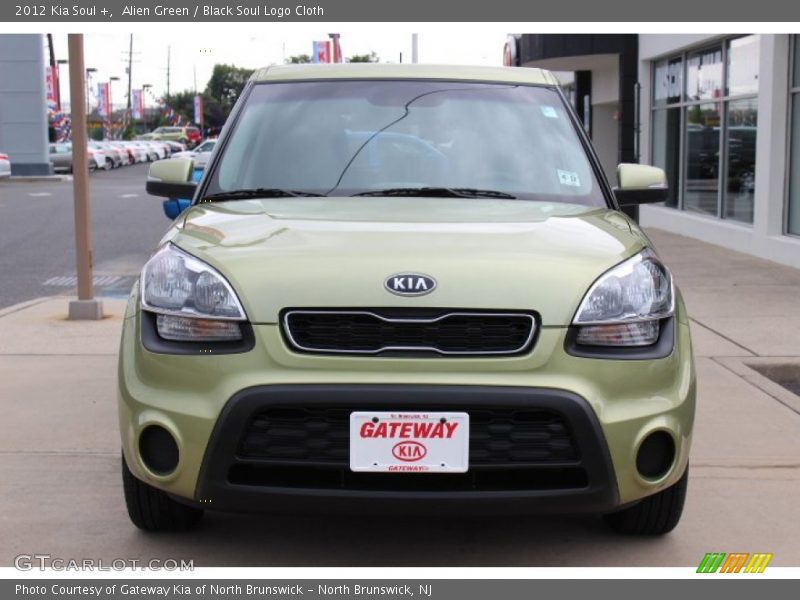 Alien Green / Black Soul Logo Cloth 2012 Kia Soul +