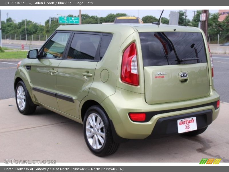 Alien Green / Black Soul Logo Cloth 2012 Kia Soul +