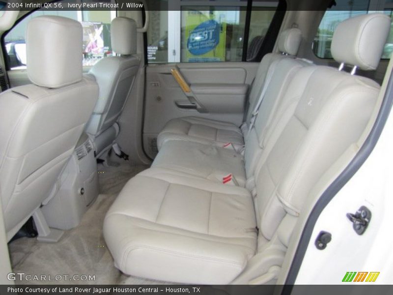 Rear Seat of 2004 QX 56