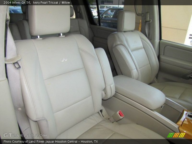 Ivory Pearl Tricoat / Willow 2004 Infiniti QX 56