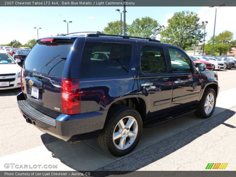 Dark Blue Metallic / Light Cashmere/Ebony 2007 Chevrolet Tahoe LTZ 4x4