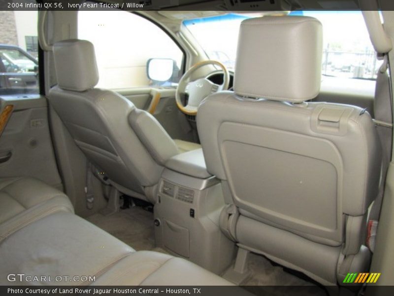 Ivory Pearl Tricoat / Willow 2004 Infiniti QX 56