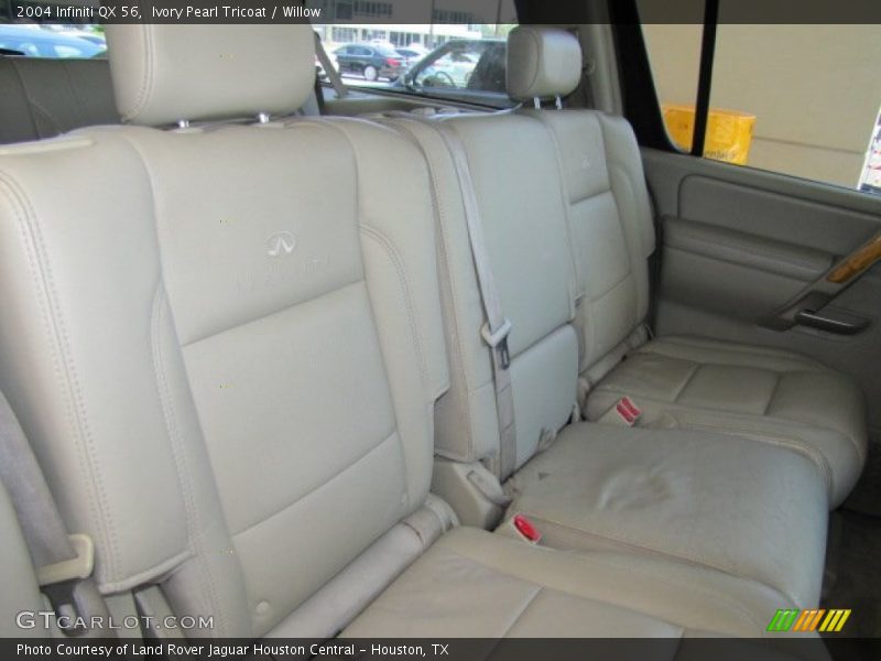 Ivory Pearl Tricoat / Willow 2004 Infiniti QX 56