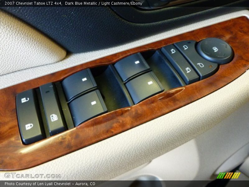 Dark Blue Metallic / Light Cashmere/Ebony 2007 Chevrolet Tahoe LTZ 4x4
