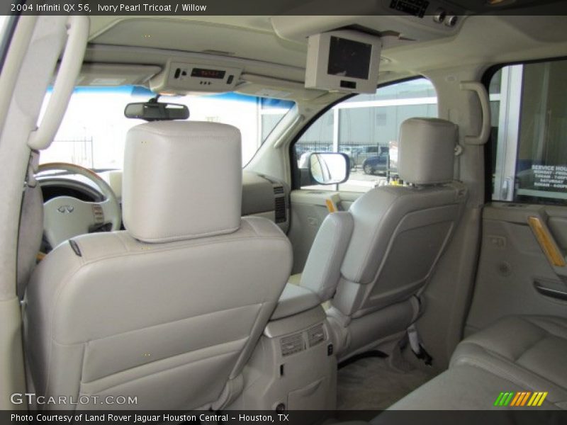 Ivory Pearl Tricoat / Willow 2004 Infiniti QX 56