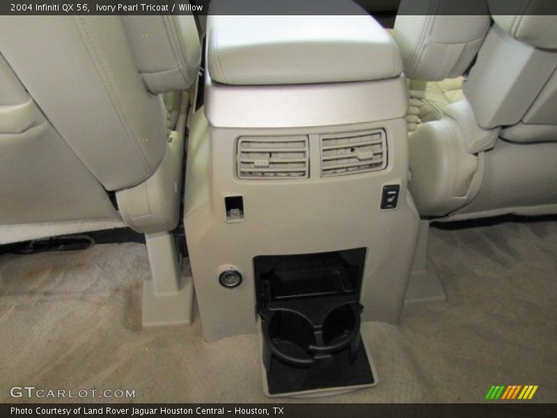 Ivory Pearl Tricoat / Willow 2004 Infiniti QX 56