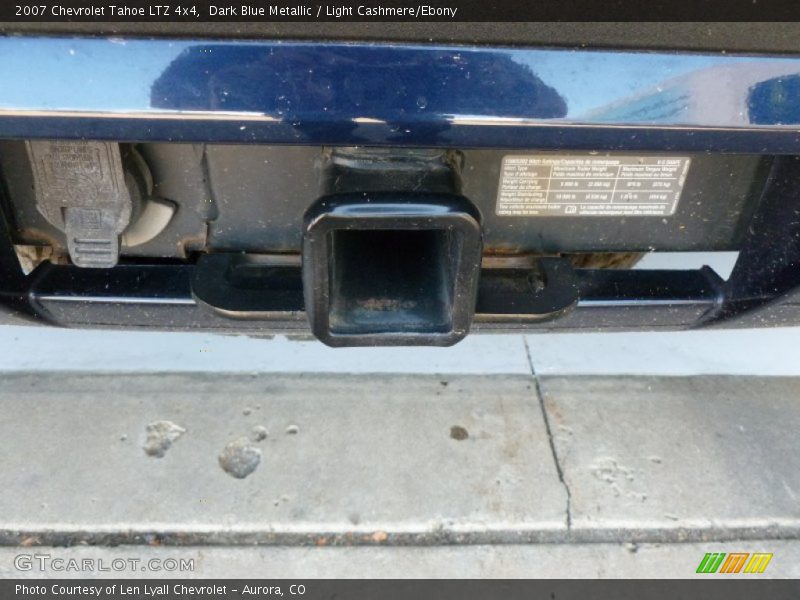 Dark Blue Metallic / Light Cashmere/Ebony 2007 Chevrolet Tahoe LTZ 4x4