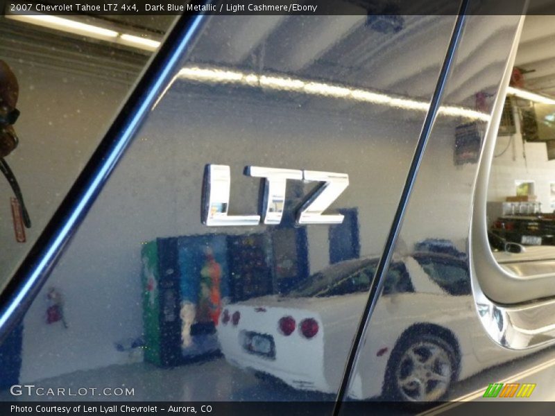 Dark Blue Metallic / Light Cashmere/Ebony 2007 Chevrolet Tahoe LTZ 4x4