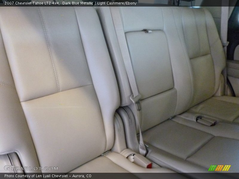 Dark Blue Metallic / Light Cashmere/Ebony 2007 Chevrolet Tahoe LTZ 4x4