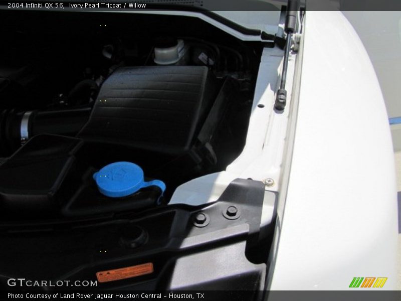 Ivory Pearl Tricoat / Willow 2004 Infiniti QX 56