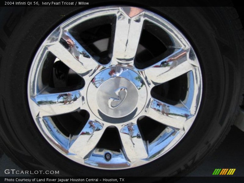 Ivory Pearl Tricoat / Willow 2004 Infiniti QX 56