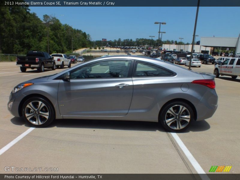 Titanium Gray Metallic / Gray 2013 Hyundai Elantra Coupe SE