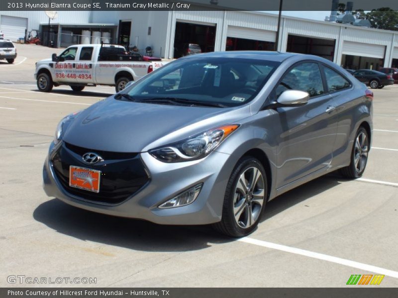 Titanium Gray Metallic / Gray 2013 Hyundai Elantra Coupe SE