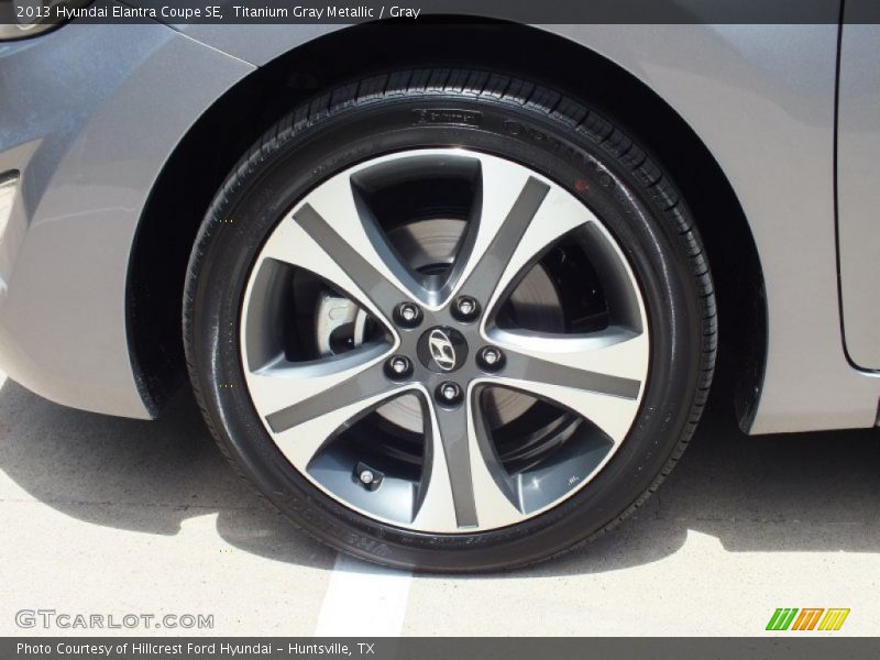 Titanium Gray Metallic / Gray 2013 Hyundai Elantra Coupe SE