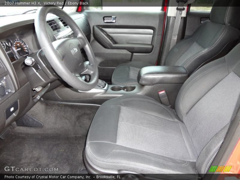 Victory Red / Ebony Black 2007 Hummer H3 X