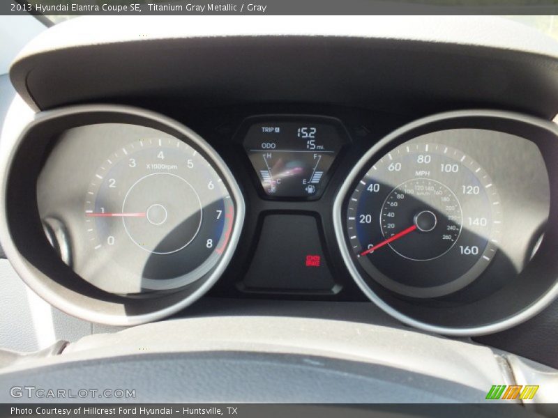 Titanium Gray Metallic / Gray 2013 Hyundai Elantra Coupe SE