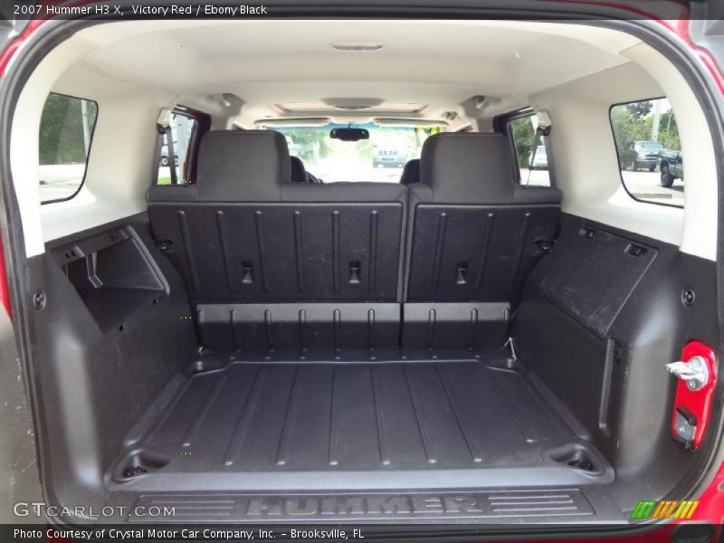 Victory Red / Ebony Black 2007 Hummer H3 X