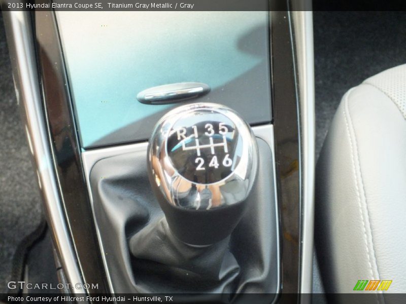 Titanium Gray Metallic / Gray 2013 Hyundai Elantra Coupe SE