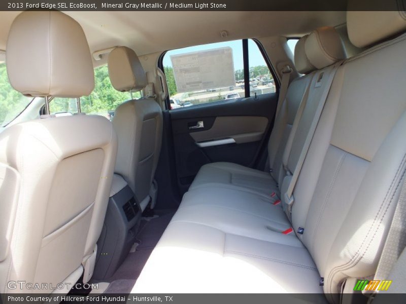 Mineral Gray Metallic / Medium Light Stone 2013 Ford Edge SEL EcoBoost