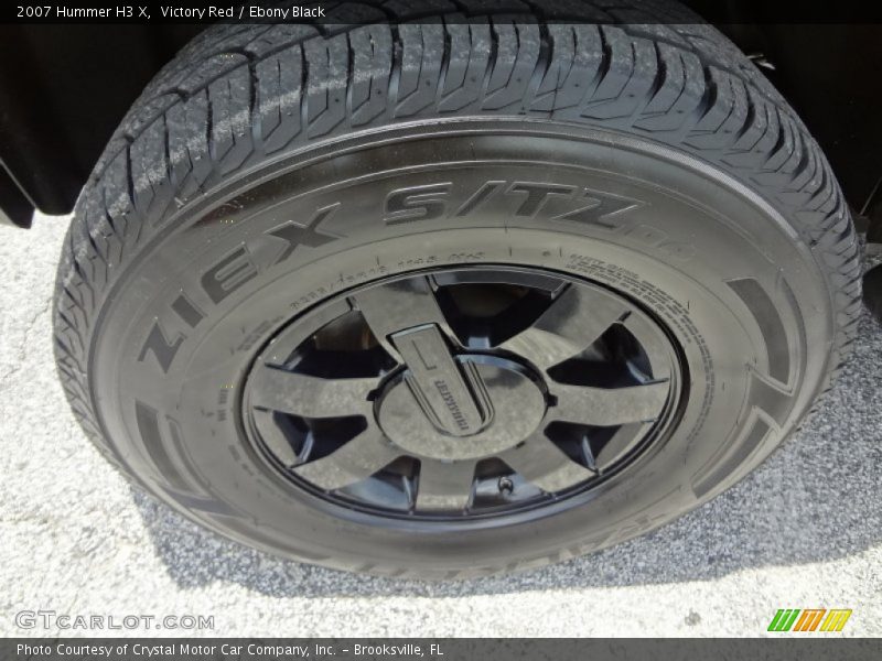 Victory Red / Ebony Black 2007 Hummer H3 X