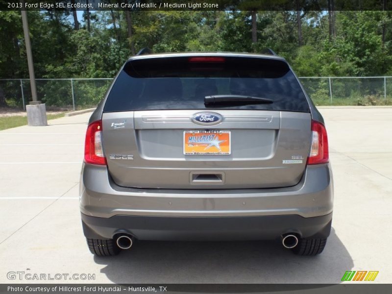 Mineral Gray Metallic / Medium Light Stone 2013 Ford Edge SEL EcoBoost